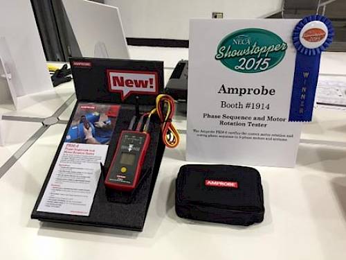 Amprobe PRM6 receives award at the NECA conference